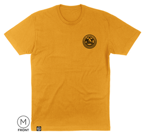 Happy Sidecars T-Shirt - Antique Gold