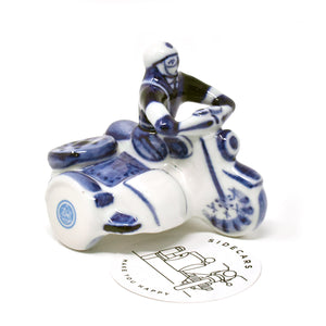 Ghzel Sidecar & Driver Figurine