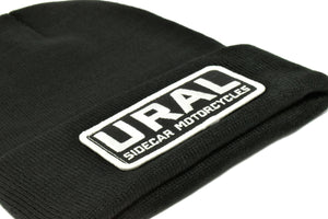 URAL Text Badge Knit Beanie