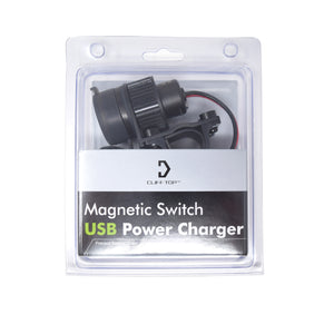 USB Power Charger 4A Dual Outlet with Magnetic Switch