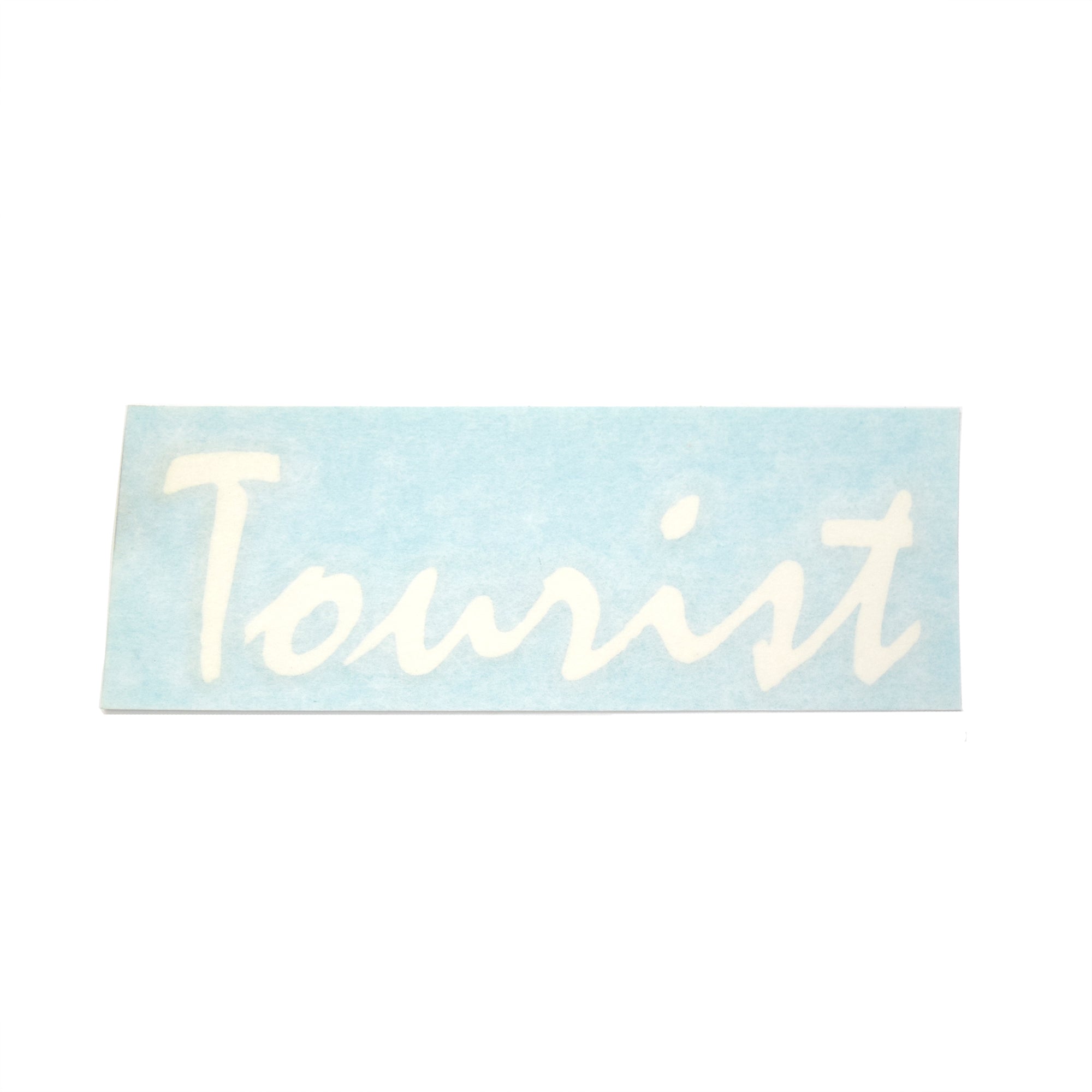 LAST CALL! Sticker/Decal TOURIST White