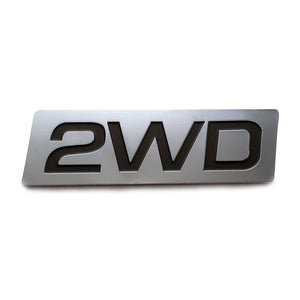 Metal 2WD Emblem