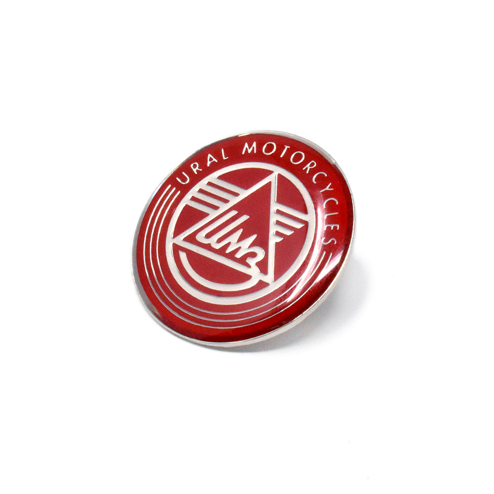 Ural Logo Pin Red