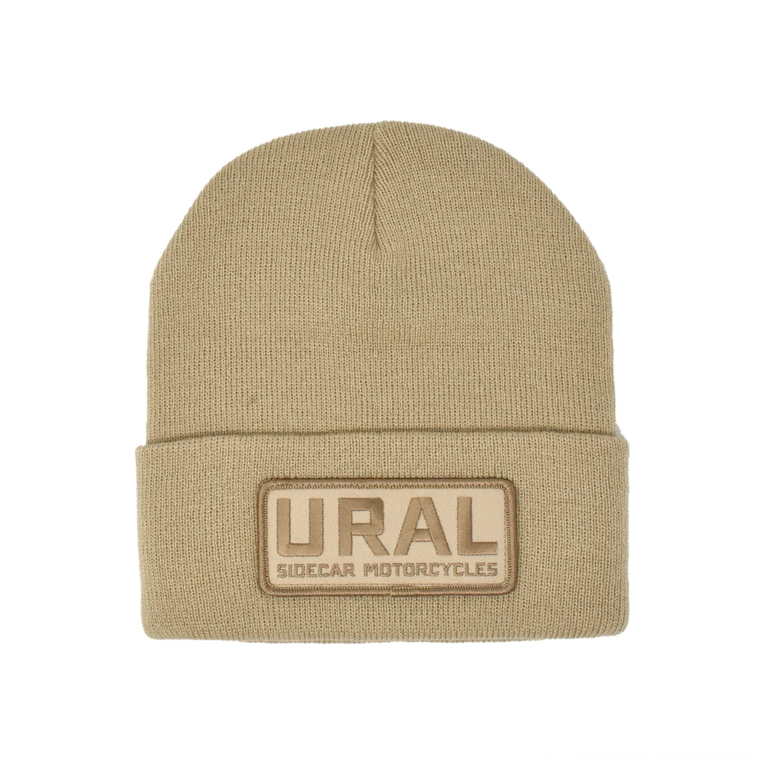 URAL Text Badge Knit Beanie