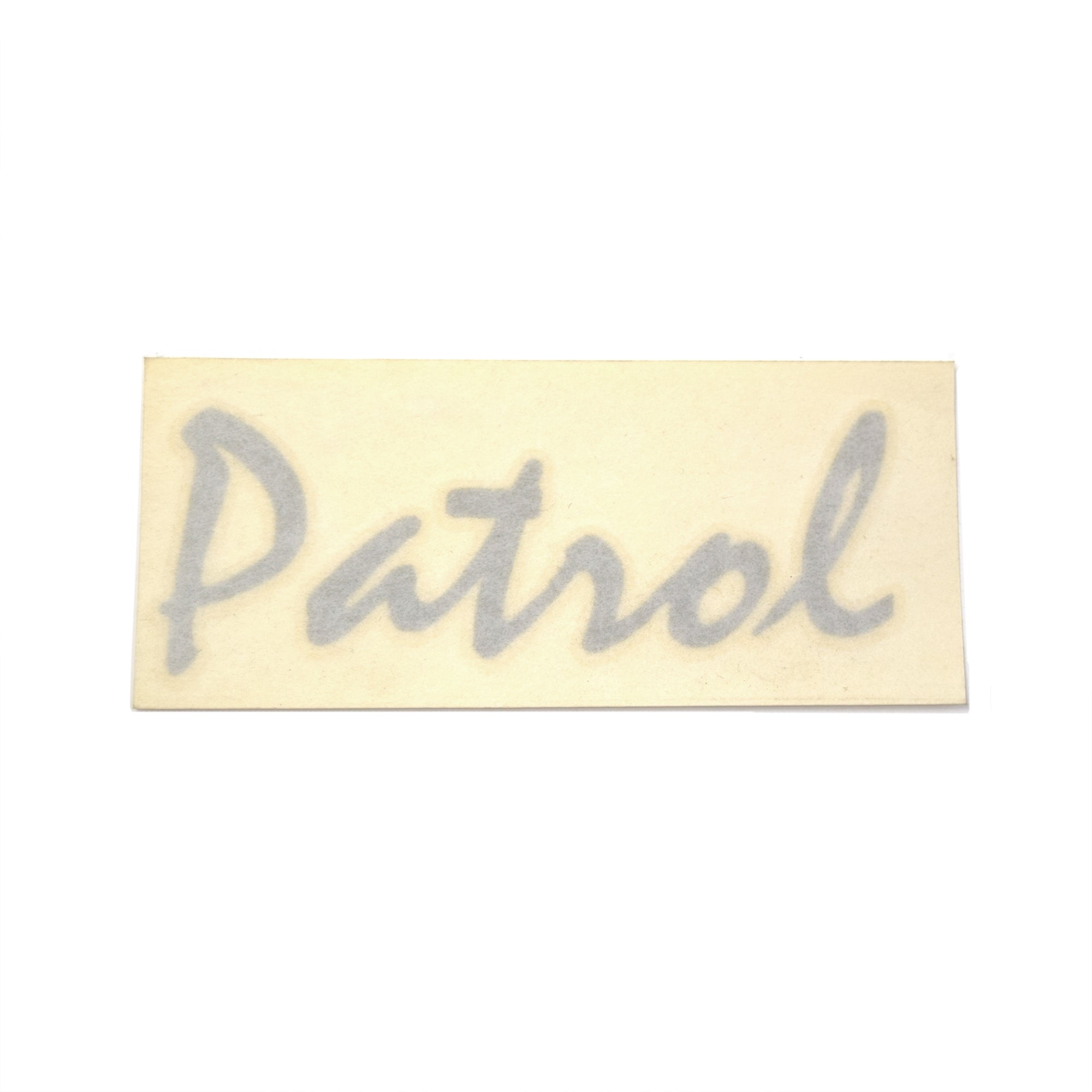 LAST CALL! Sticker/Decal PATROL Silver - Ural Motorcycles
