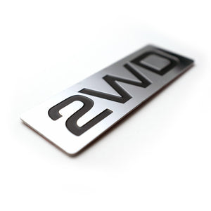Metal 2WD Emblem