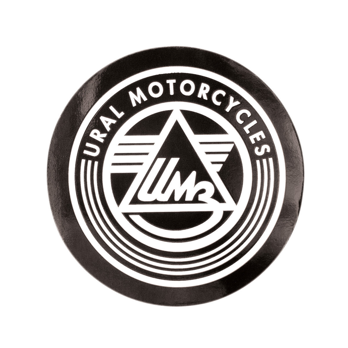 Classic Round URAL Logo Sticker