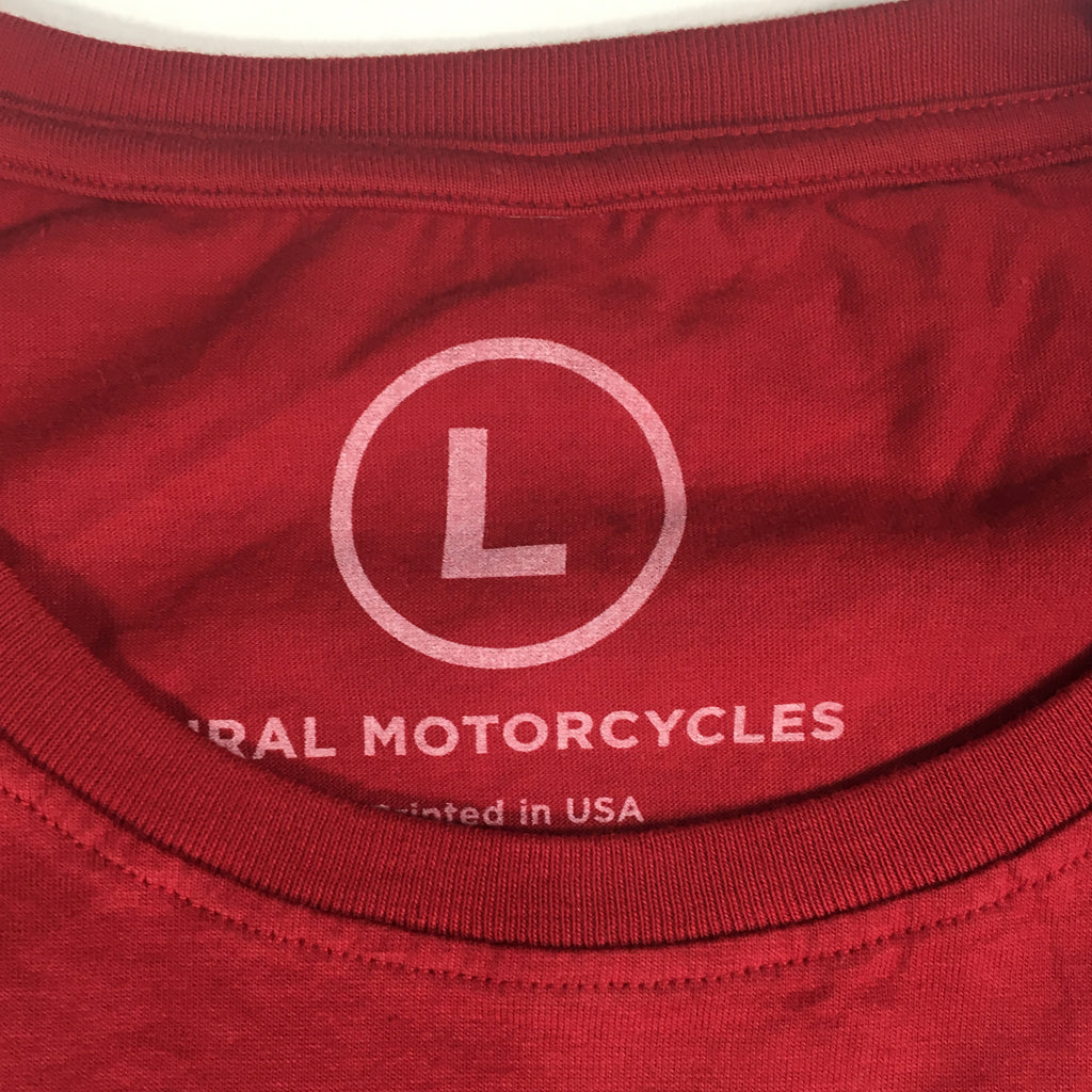 Ladies T-Shirt Sidecar Badge Red