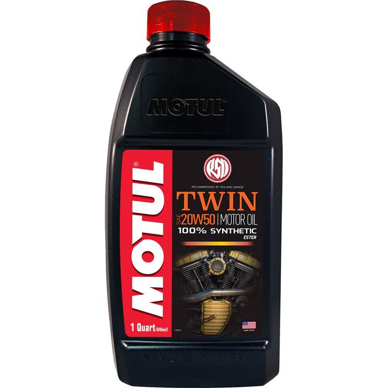 MOTUL 100% Synthetic Engine Oil TWIN 4T 20W50